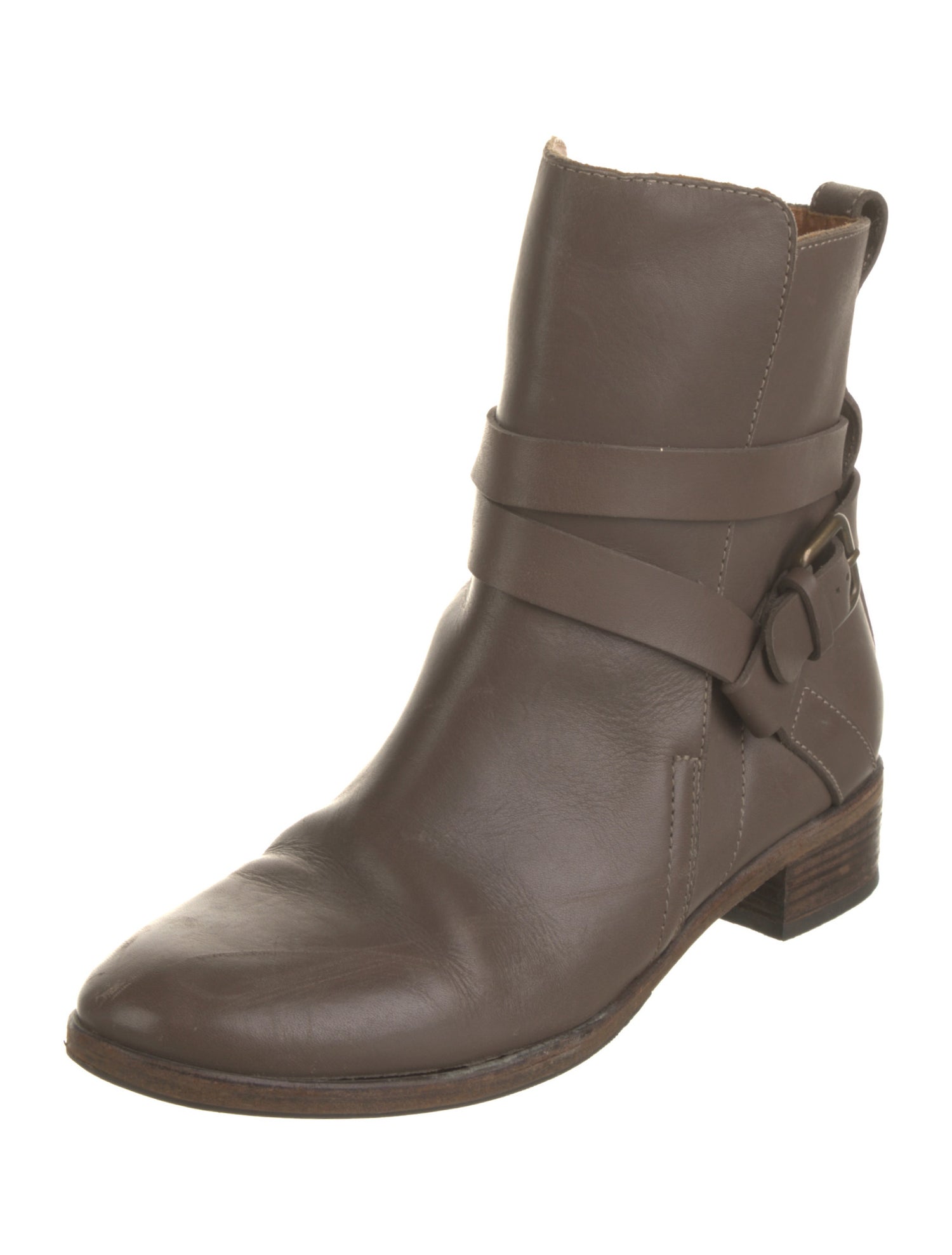See by Chloé Leather Moto Boots