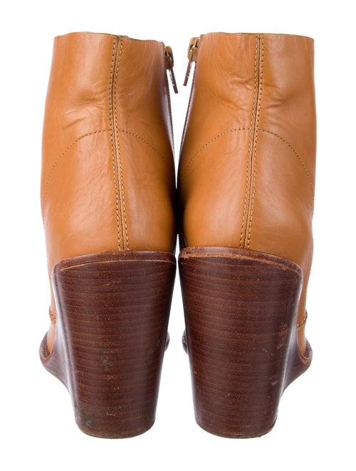 See by Chloé Leather Colorblock Pattern Boots