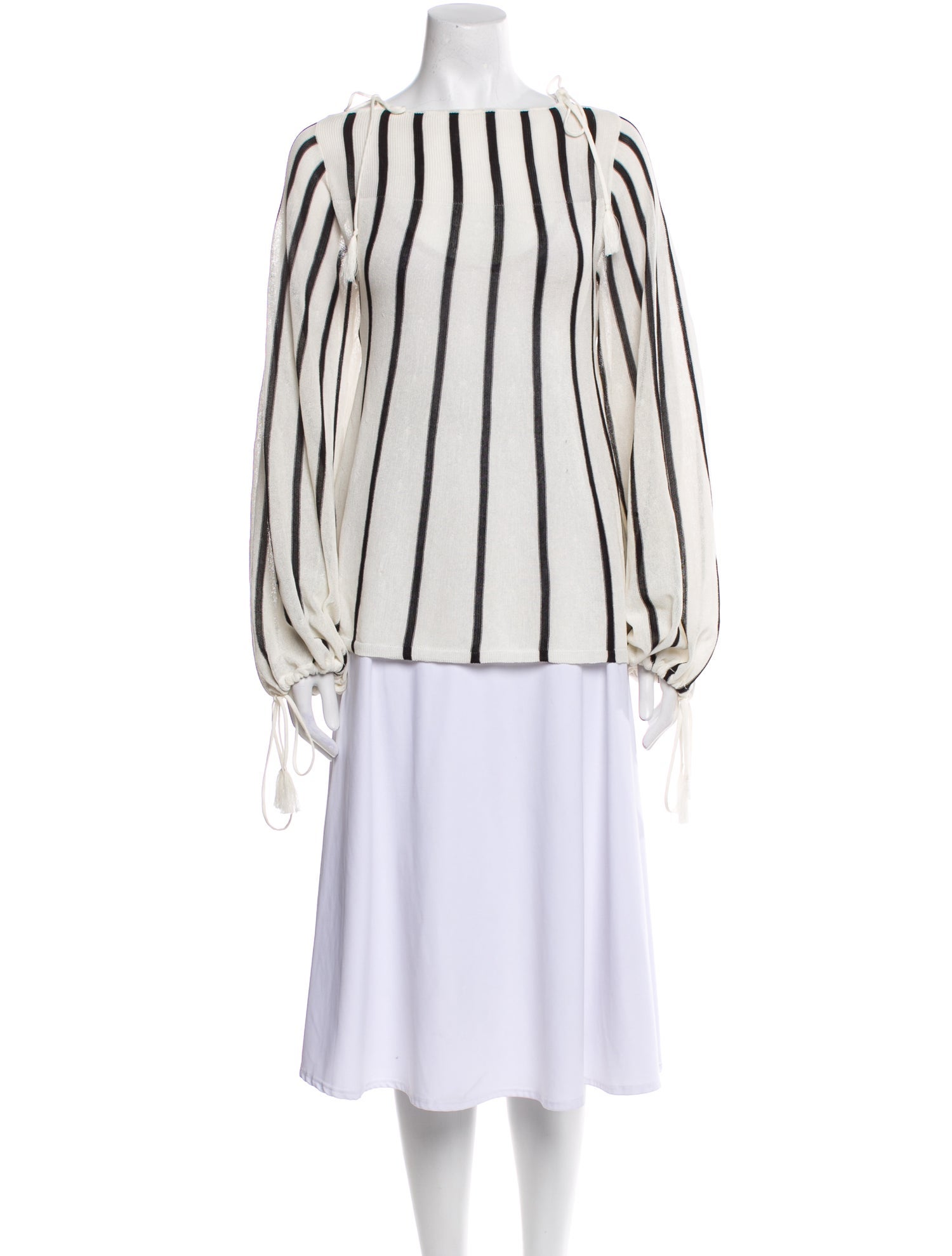 See by Chloé Striped Crew Neck Sweater