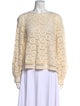See by Chloé Lace Pattern Scoop Neck Blouse