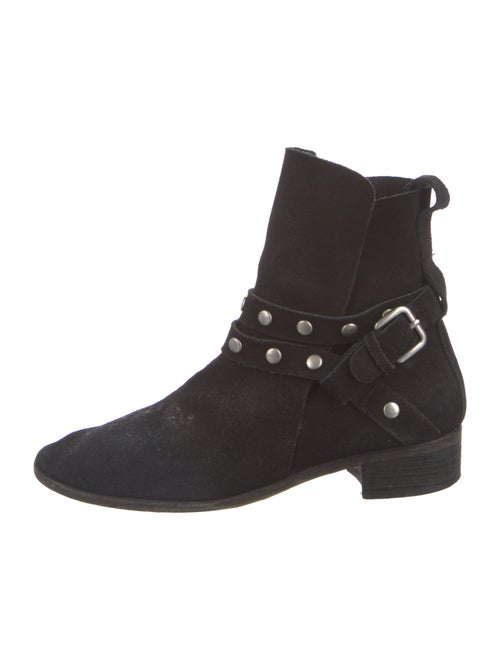 See by Chloé Suede Studded Accents Combat Boots