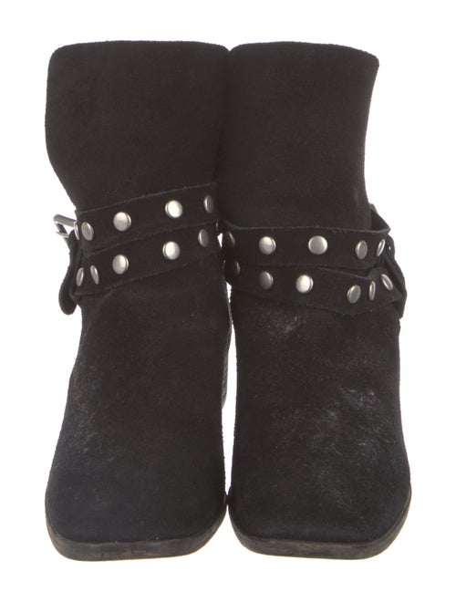 See by Chloé Suede Studded Accents Combat Boots