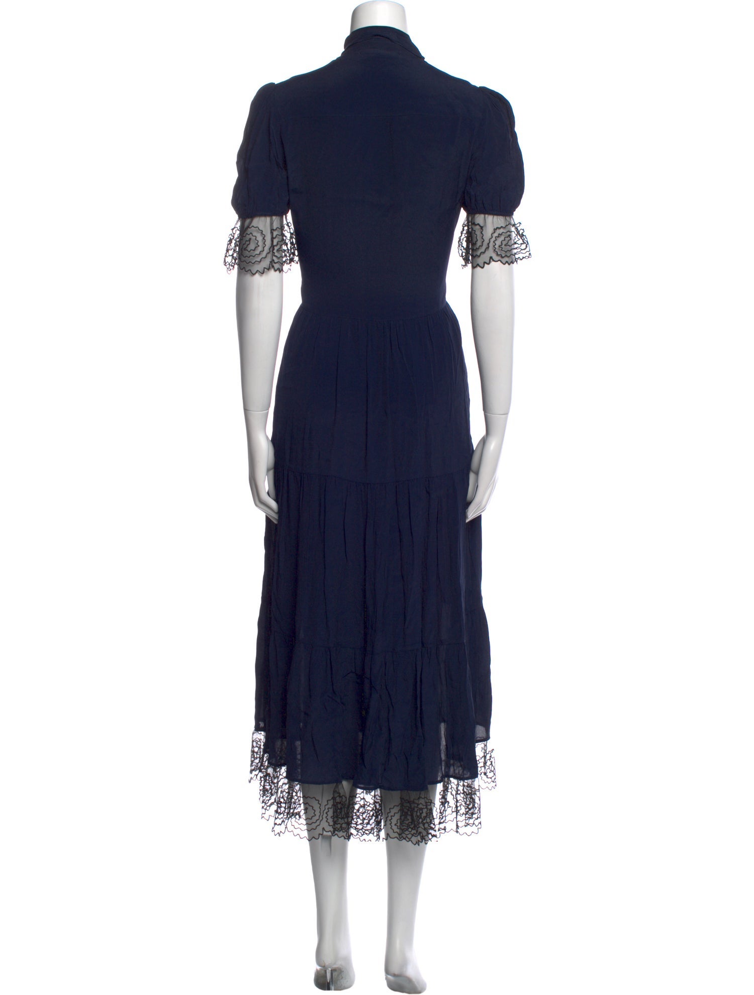 See by Chloé Mock Neck Long Dress