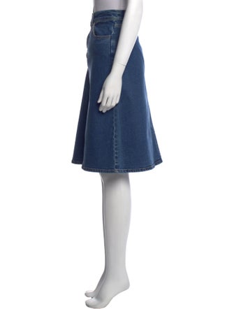 See by Chloé Braided Accents Knee-Length Skirt