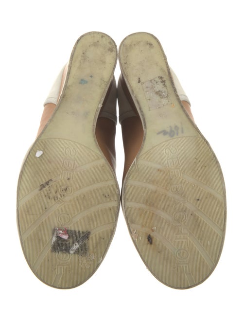 See by Chloé Leather Colorblock Pattern Lace-Up Boots