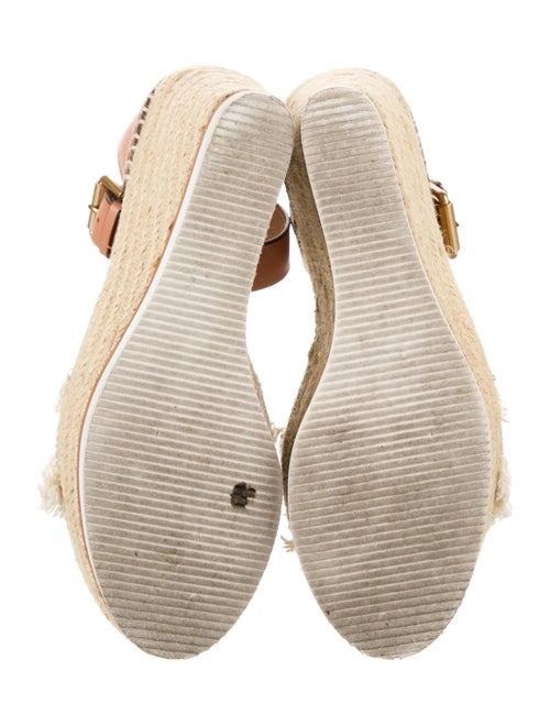 See by Chloé Leather Fringe Trim Accent Espadrilles