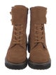 See by Chloé Suede Combat Boots