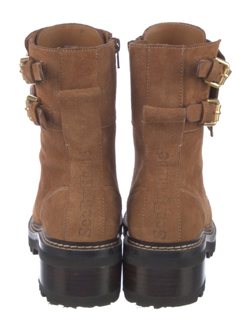 See by Chloé Suede Combat Boots