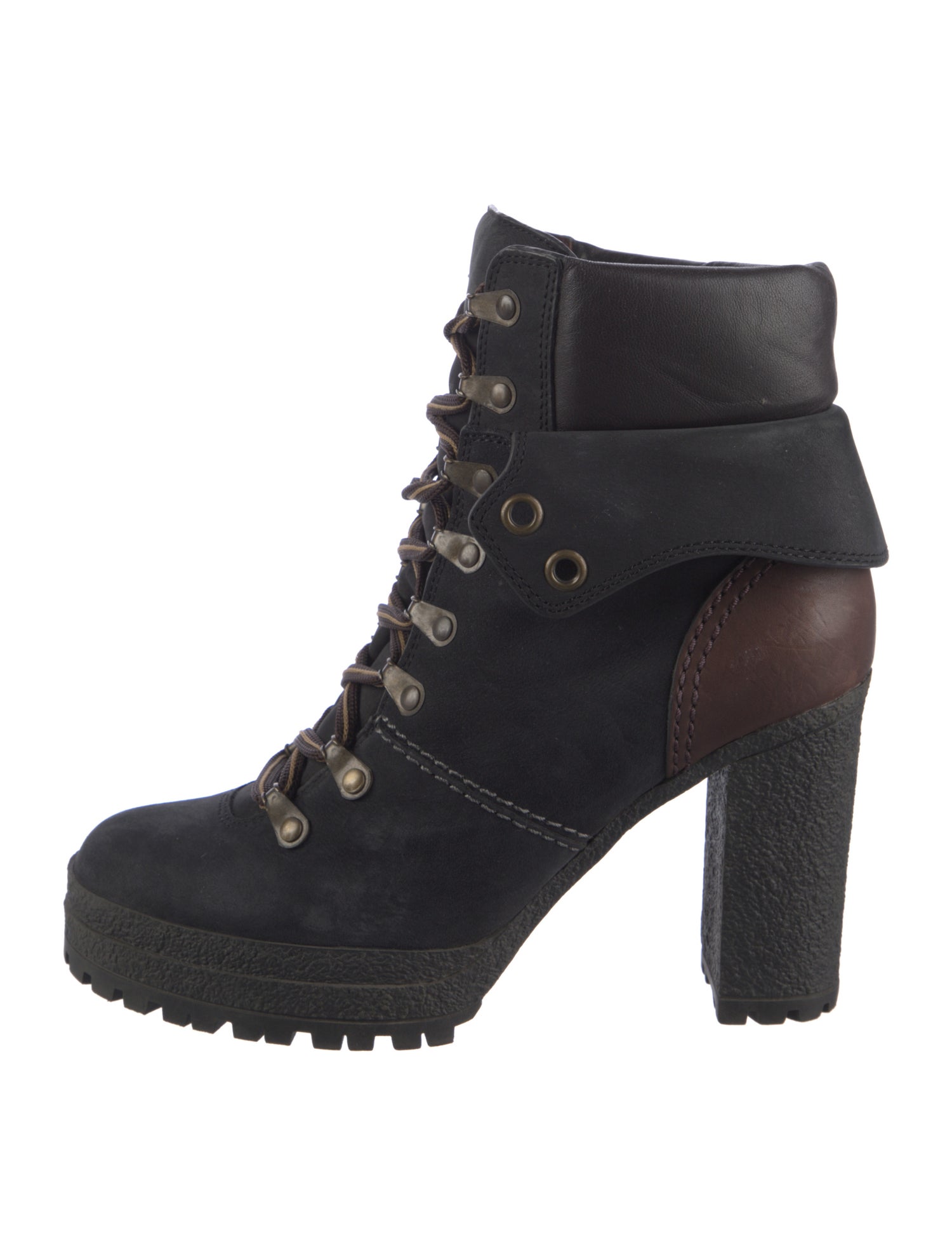 See by Chloé Suede Lace-Up Boots
