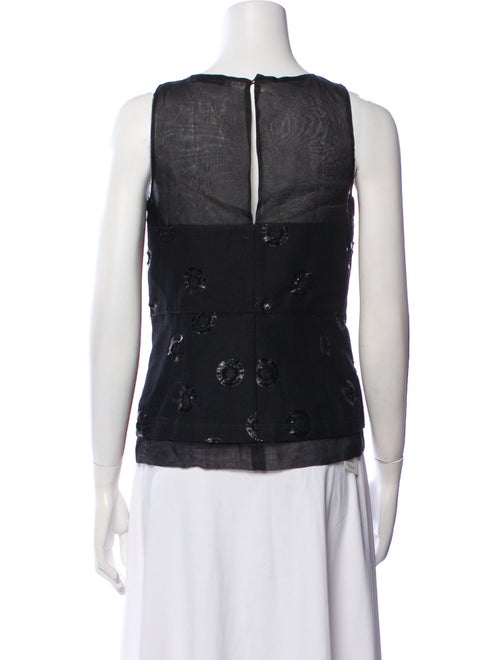 See by Chloé Printed Scoop Neck Top