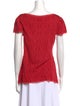 See by Chloé Linen Scoop Neck T-Shirt