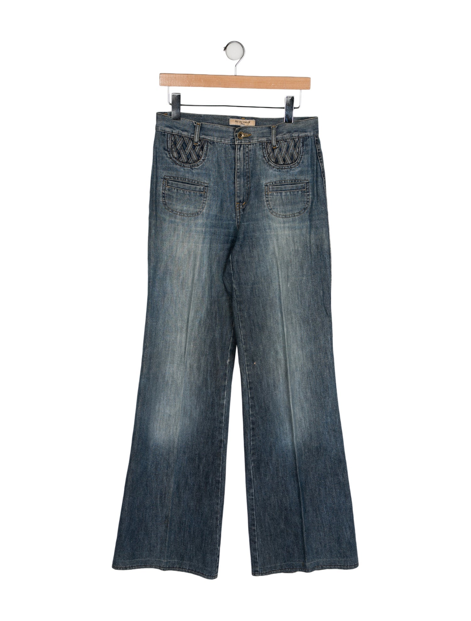 See by Chloé High-Rise Wide Leg Jeans