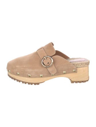 See by Chloé Suede Studded Accents Mules