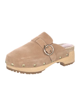 See by Chloé Suede Studded Accents Mules