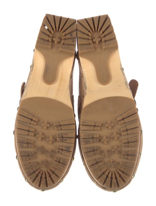 See by Chloé Suede Studded Accents Mules