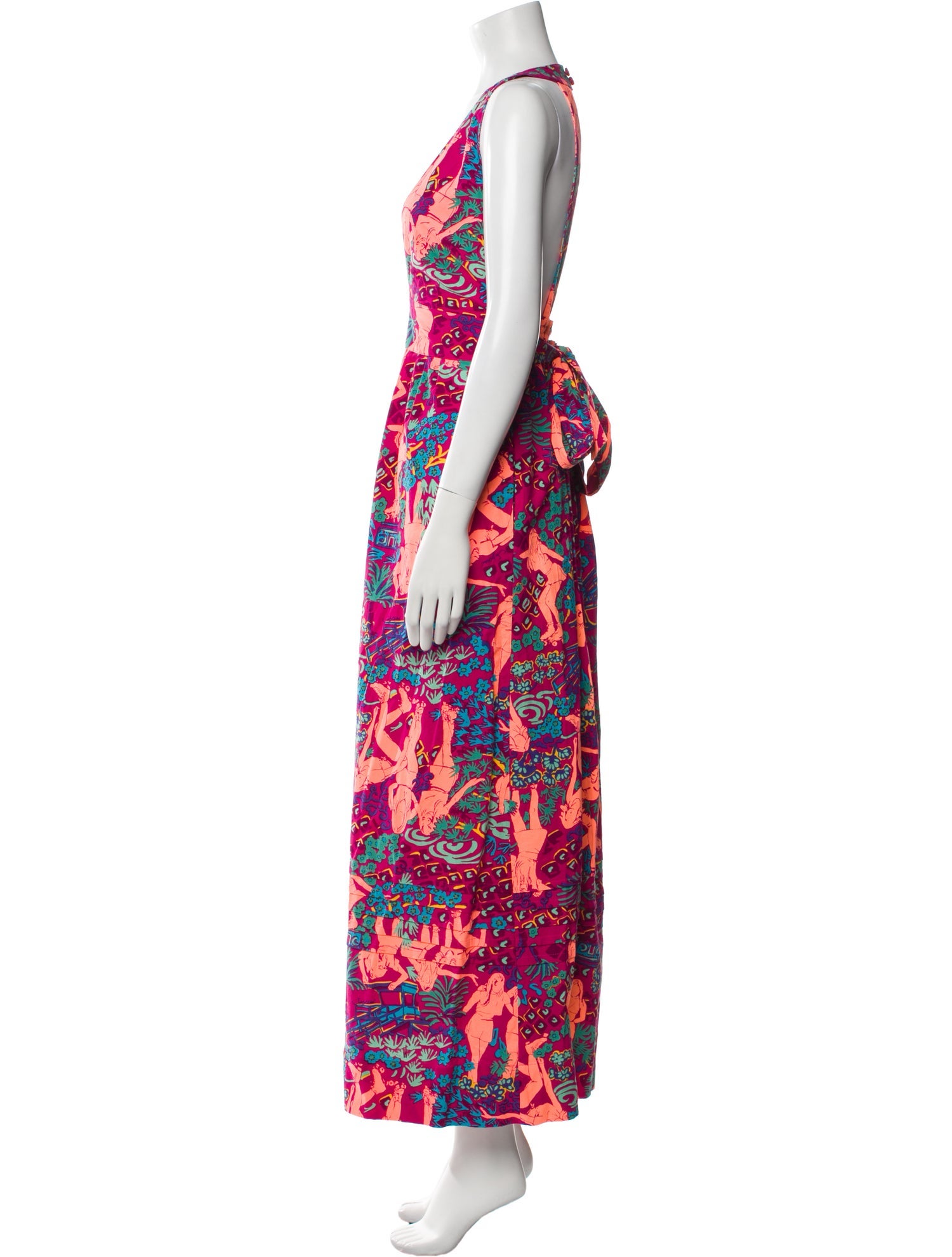 See by Chloé Printed Long Dress