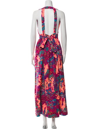 See by Chloé Printed Long Dress