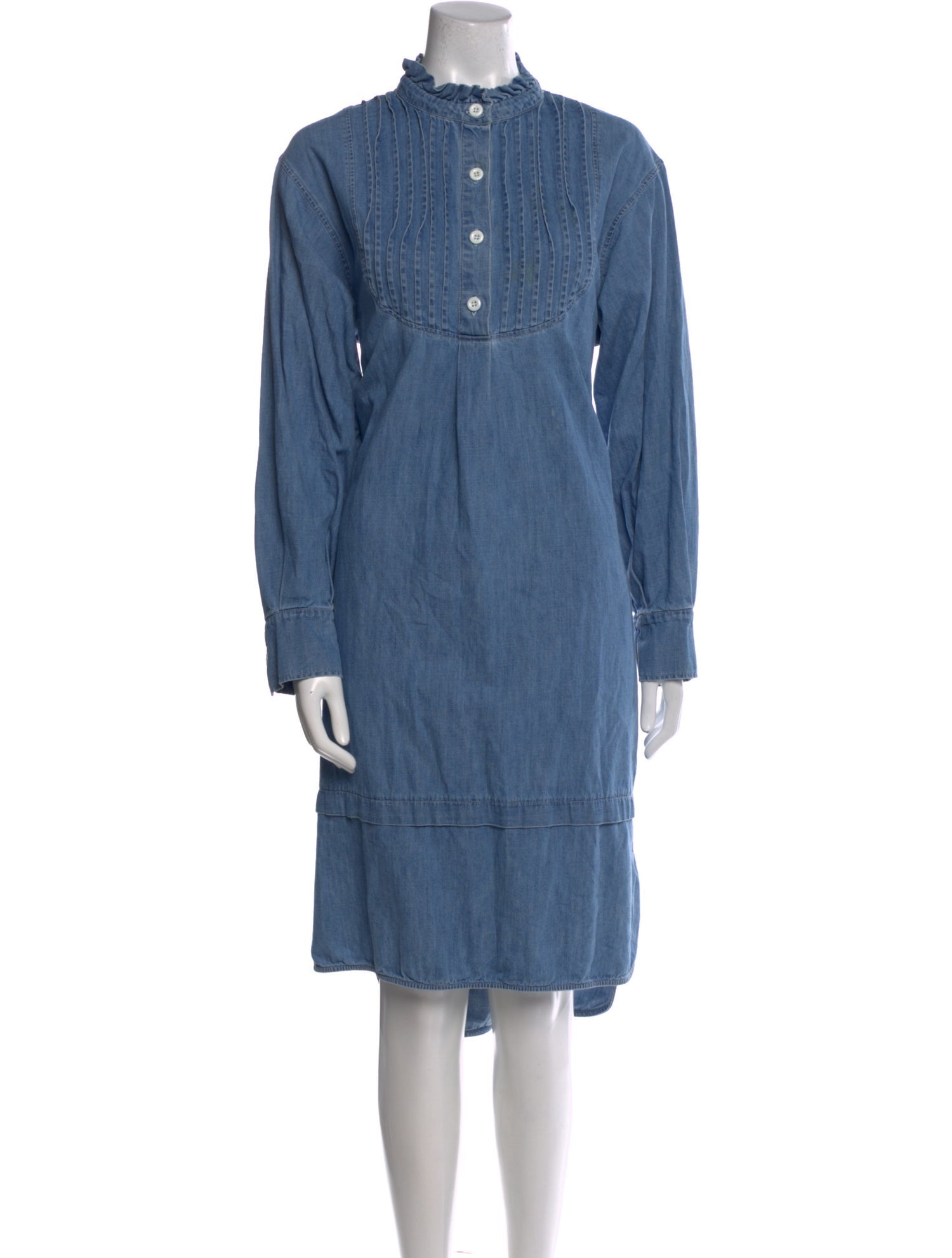 See by Chloé Mock Neck Knee-Length Dress