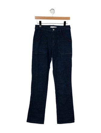 See by Chloé High-Rise Straight Leg Jeans