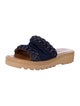 See by Chloé Denim Braided Accents Slides