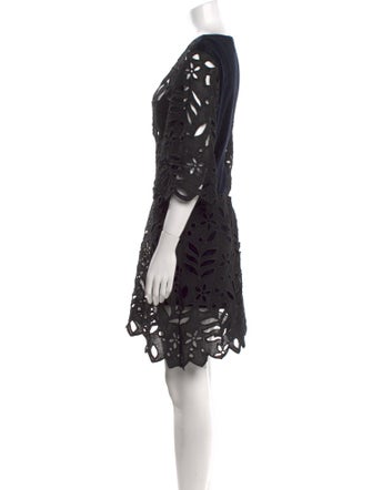 See by Chloé Lace Pattern Mini Dress