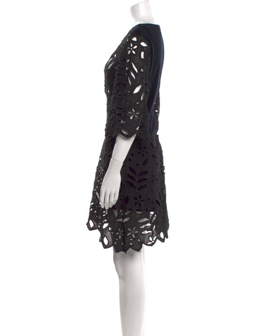 See by Chloé Lace Pattern Mini Dress