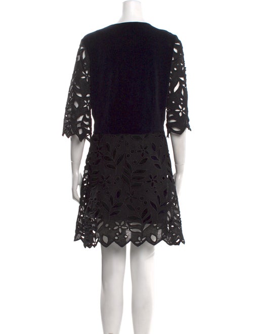 See by Chloé Lace Pattern Mini Dress