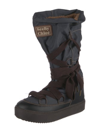 See by Chloé Lace-Up Boots