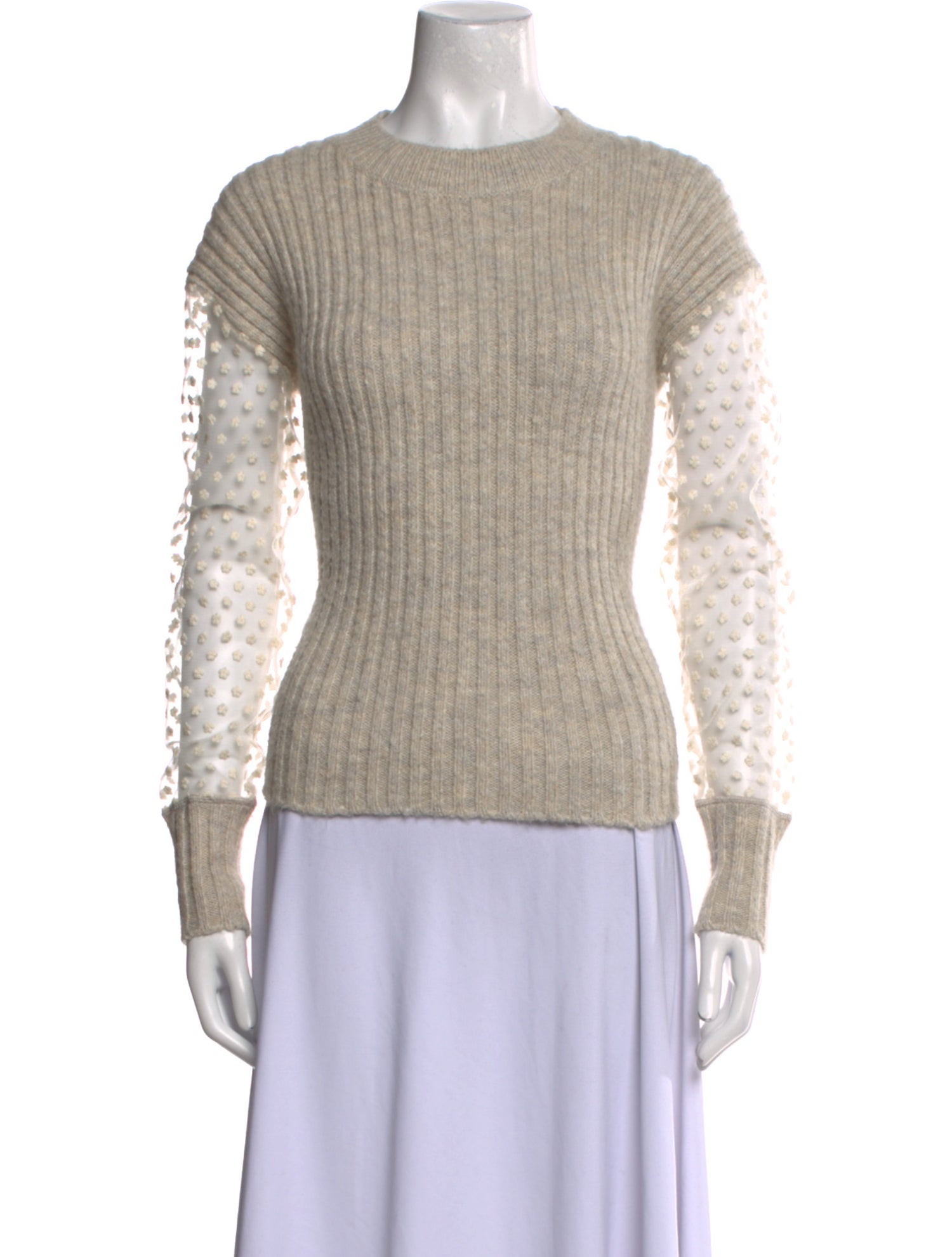 See by Chloé Crew Neck Long Sleeve Top
