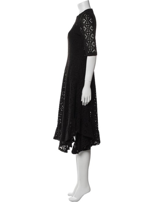 See by Chloé Lace Pattern Midi Length Dress