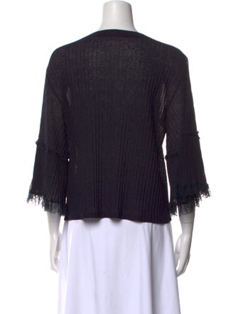 See by Chloé Scoop Neck Three-Quarter Sleeve Top