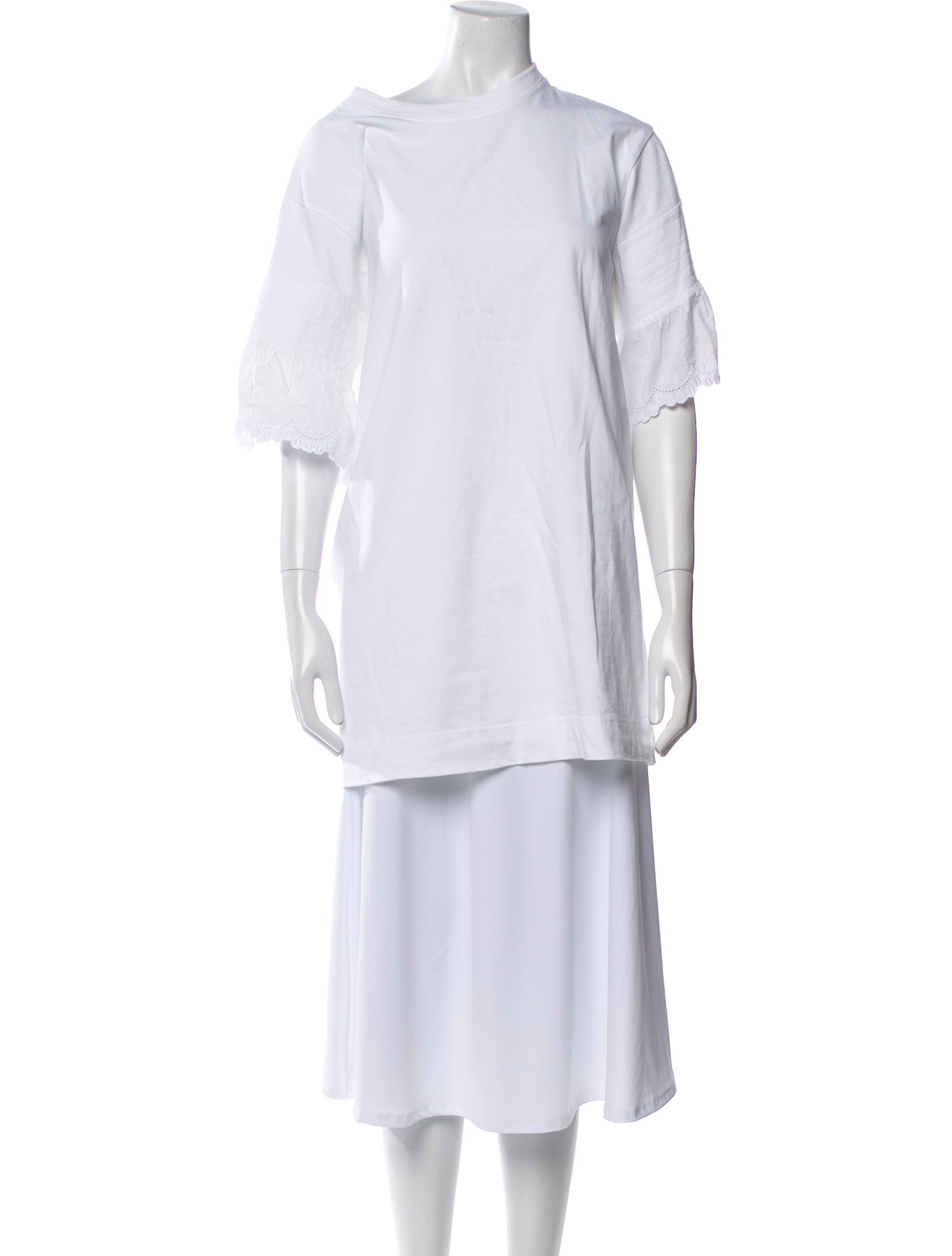 See by Chloé Bateau Neckline Mini Dress