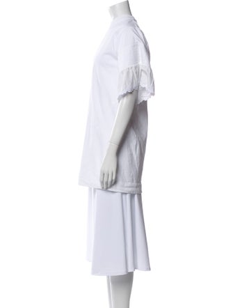 See by Chloé Bateau Neckline Mini Dress