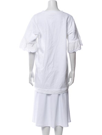 See by Chloé Bateau Neckline Mini Dress