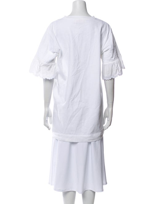 See by Chloé Bateau Neckline Mini Dress