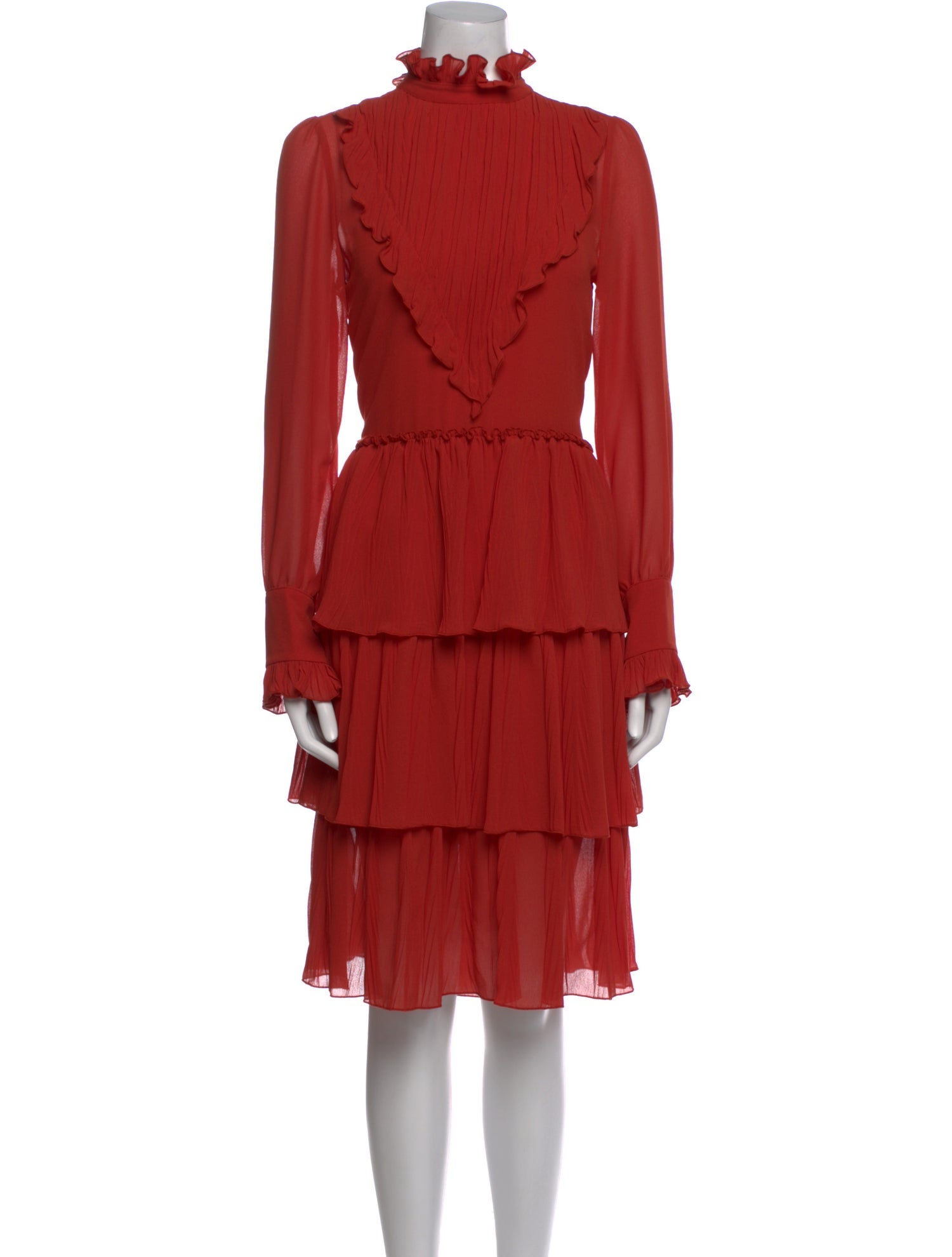 See by Chloé Mock Neck Mini Dress