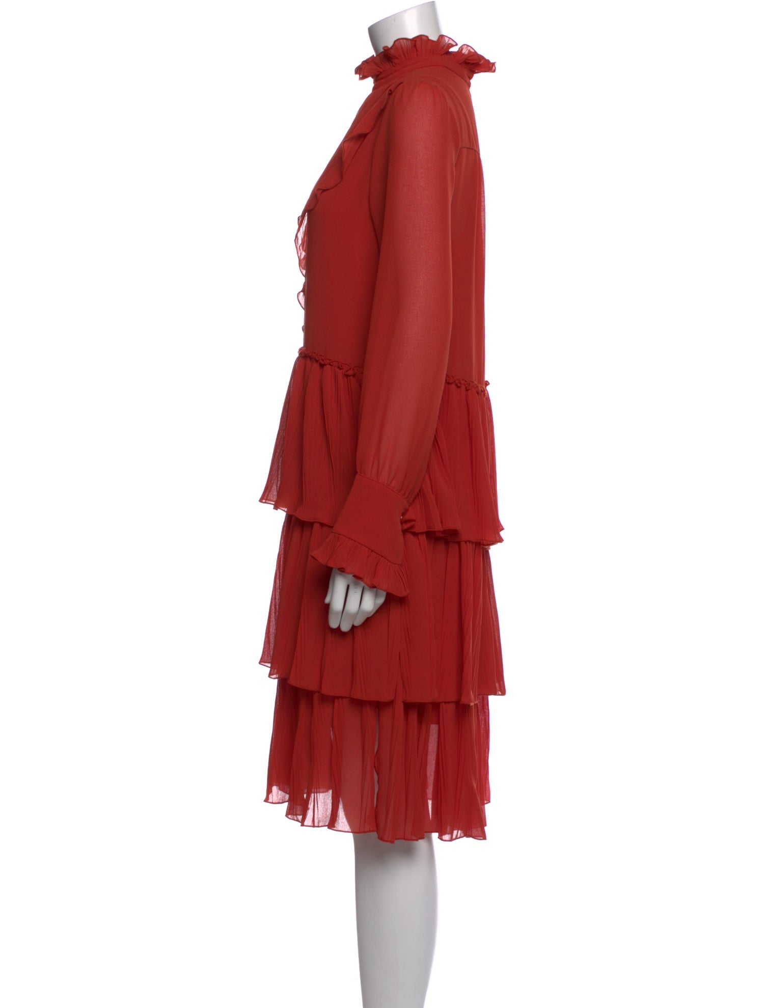 See by Chloé Mock Neck Mini Dress