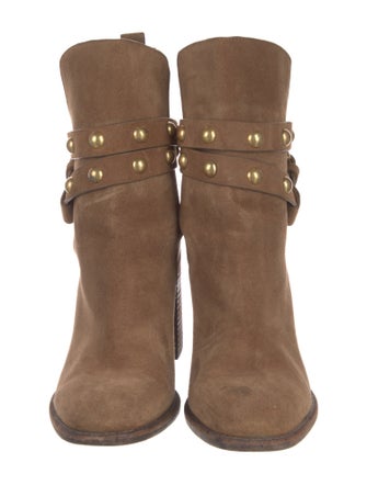 See by Chloé Suede Studded Accents Boots