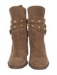 See by Chloé Suede Studded Accents Boots