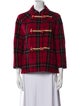 See by Chloé Plaid Print Jacket