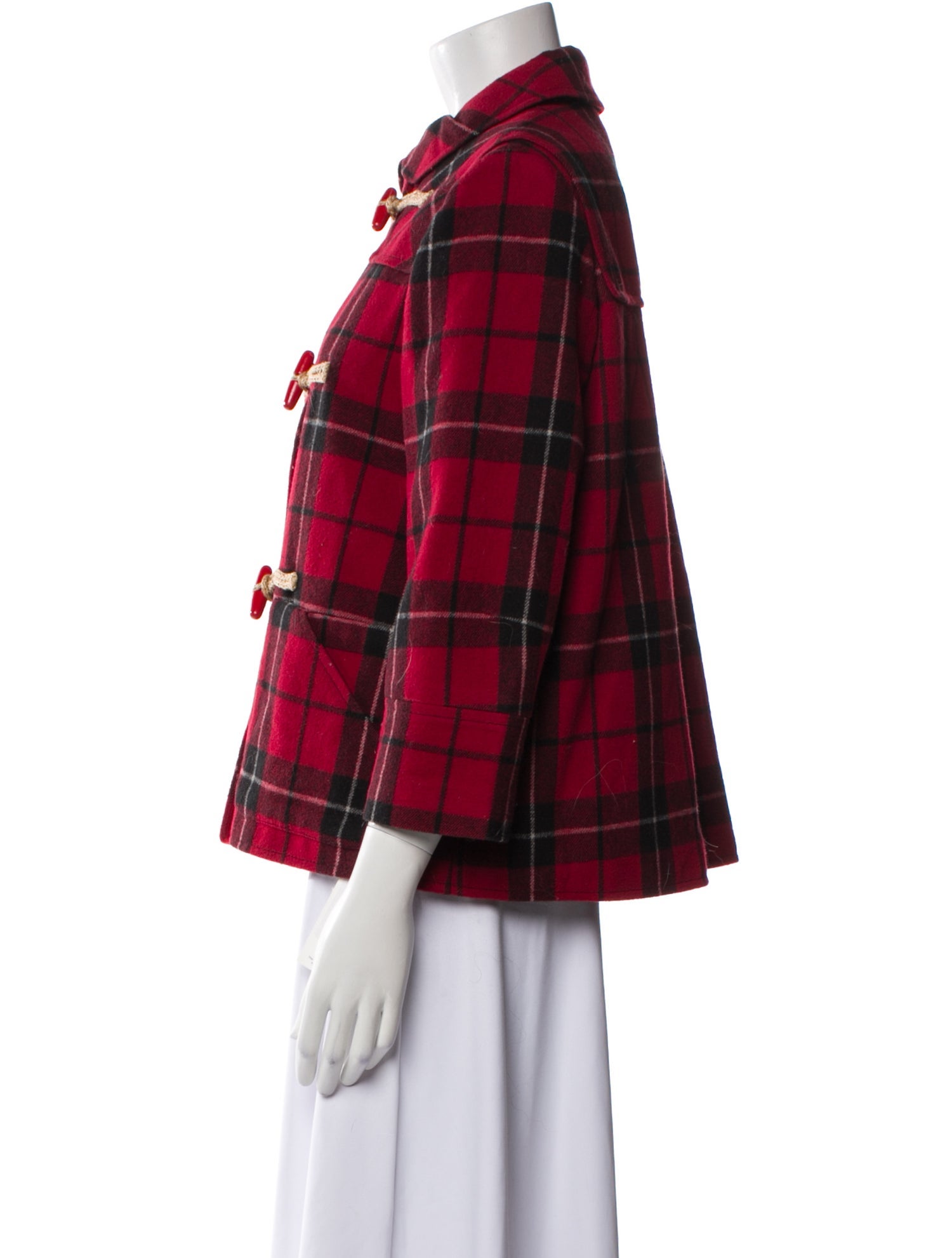 See by Chloé Plaid Print Jacket