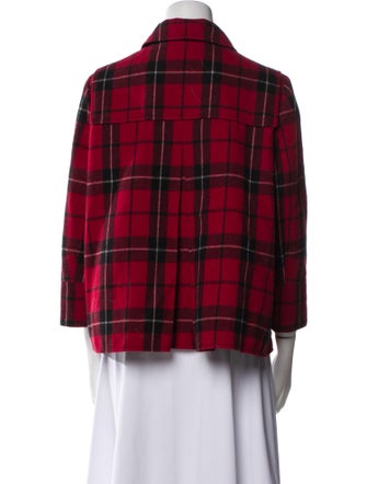 See by Chloé Plaid Print Jacket