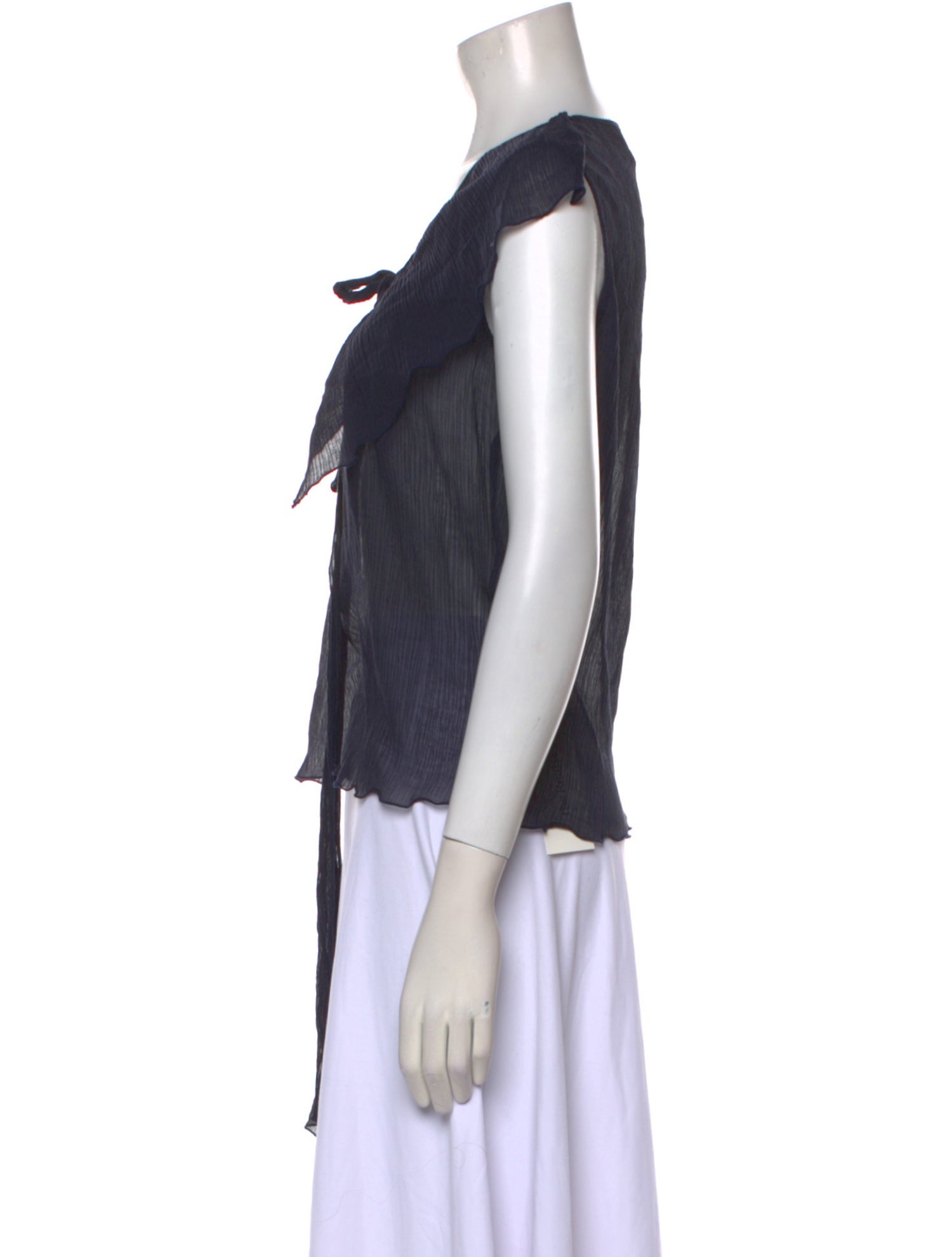 See by Chloé V-Neck Short Sleeve Blouse