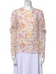 See by Chloé Silk Floral Print Blouse