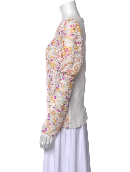 See by Chloé Silk Floral Print Blouse