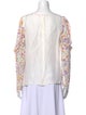 See by Chloé Silk Floral Print Blouse