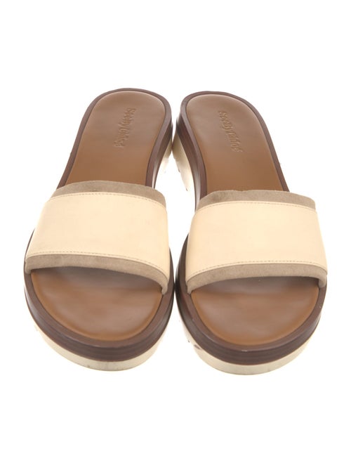 See by Chloé Leather Printed Slides