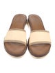 See by Chloé Leather Printed Slides