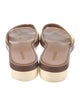 See by Chloé Leather Printed Slides