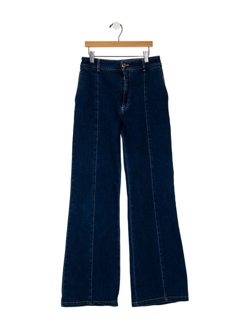 See by Chloé Mid-Rise Wide Leg Jeans